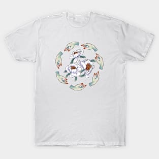 Hands and flowers T-Shirt